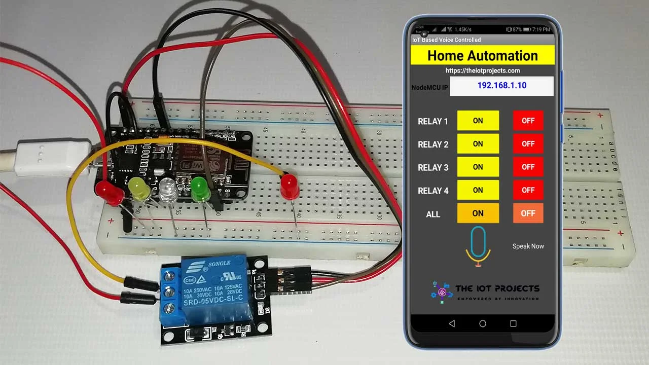IoT Home Automation with ESP8266